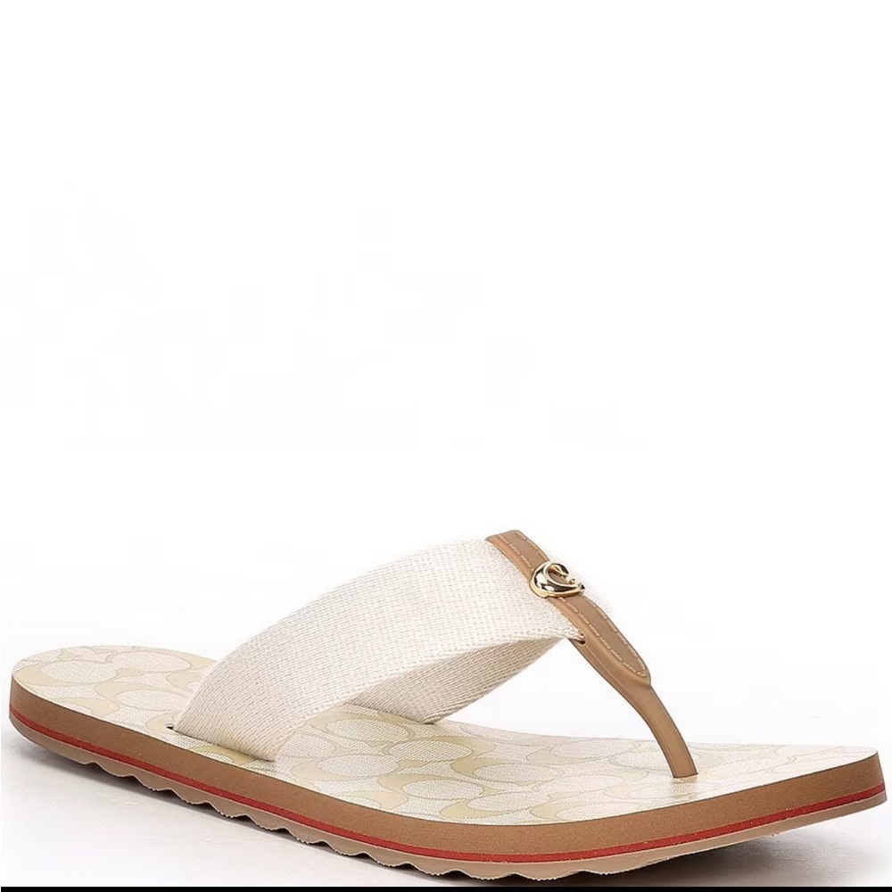 Coach Zoe Logo Sandals